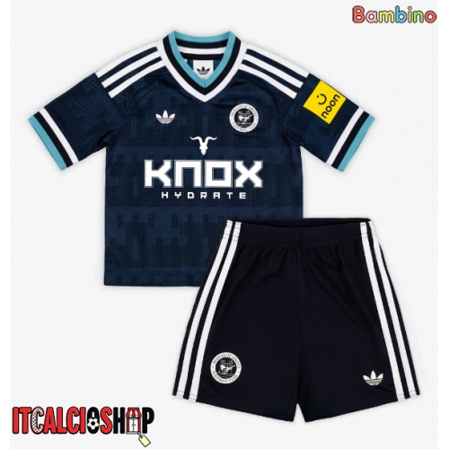 Newcastle United Lewis Hall #3 Seconda Maglia Bambino 2026-27 Manica Corta (+ Pantaloni corti)